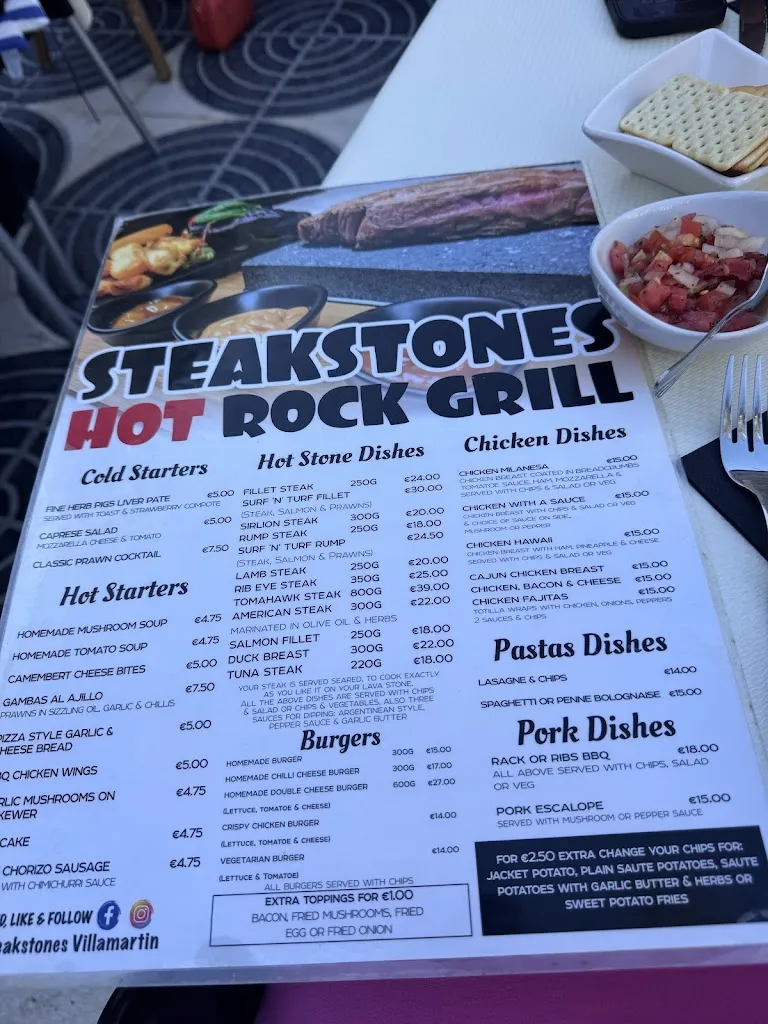 Menü_Steakstones Villamartin_Villamartín_Bild_3