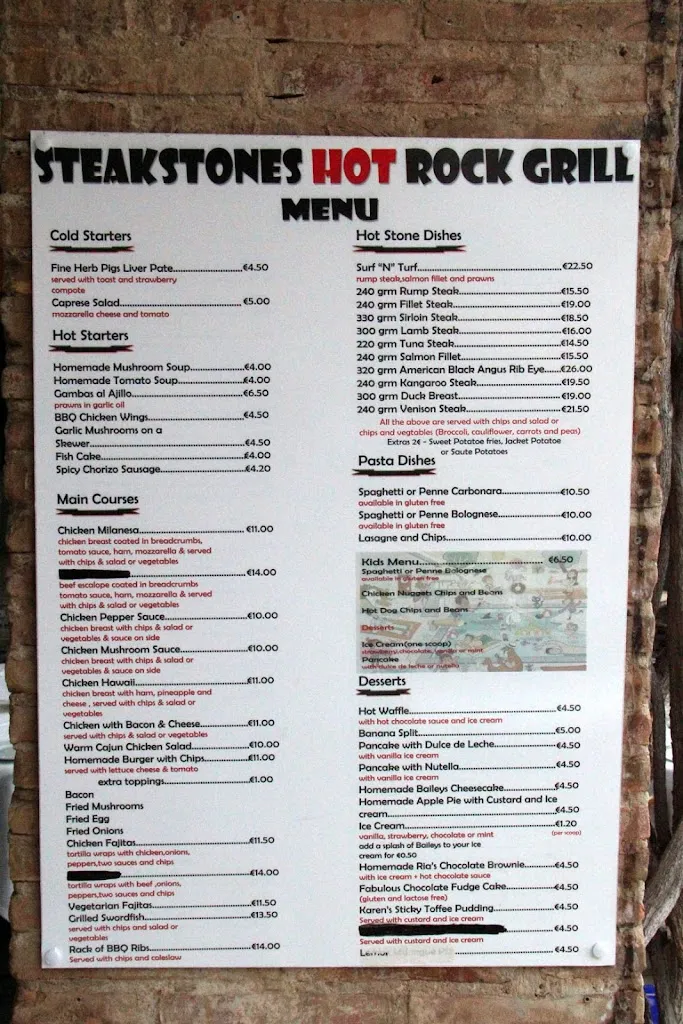 Menü_Steakstones Villamartin_Villamartín_Bild_4