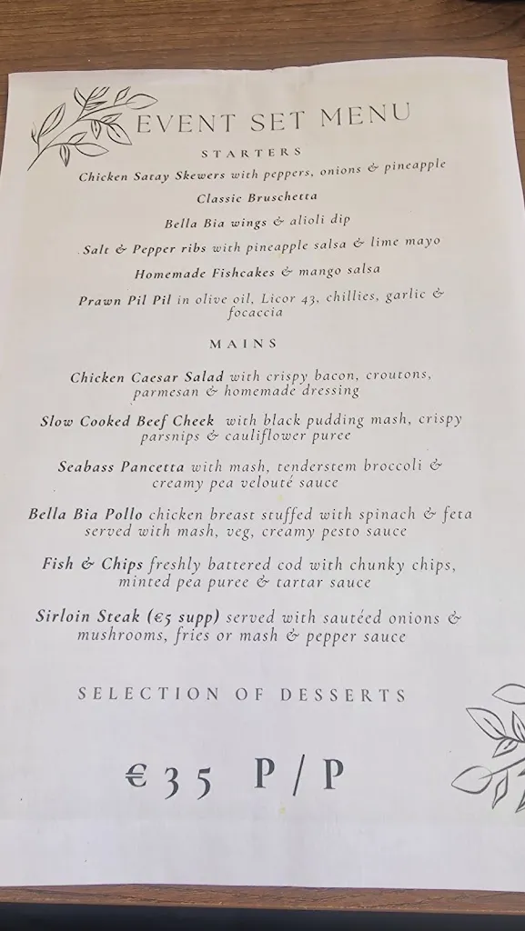 Menu_Bella Bia Villa Martin_Villamartín_image_1