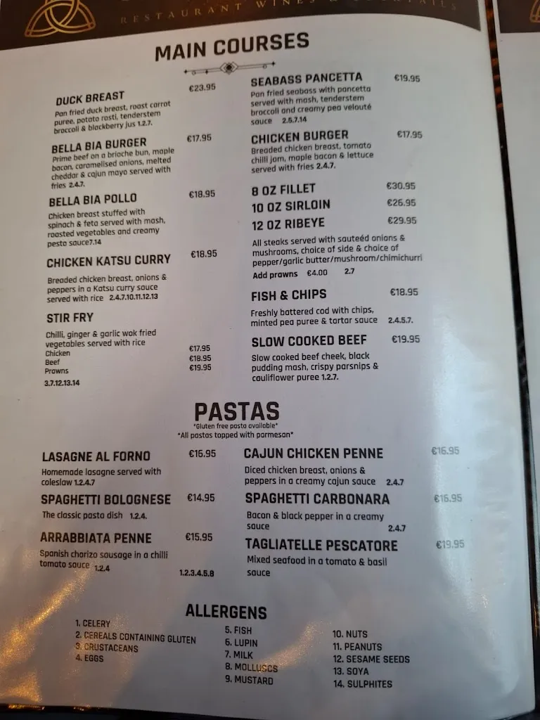 Menu_Bella Bia Villa Martin_Villamartín_image_3