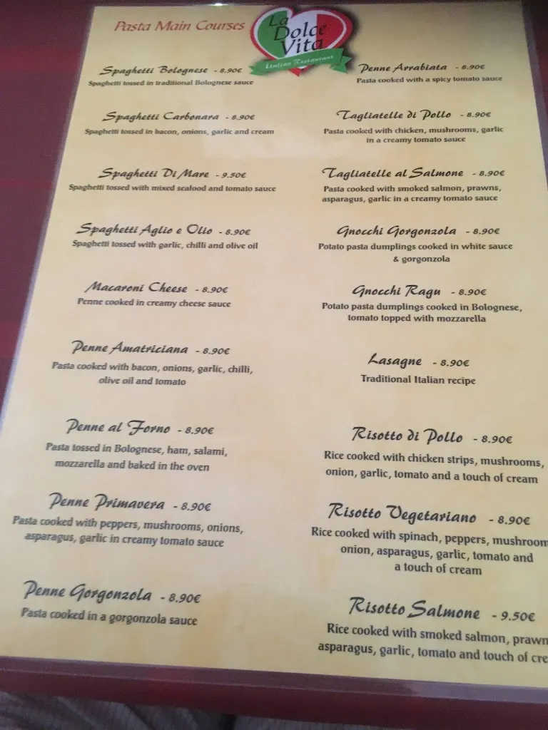 Menu_Restaurante la Dolce Vita_Villamartín_immagine_1