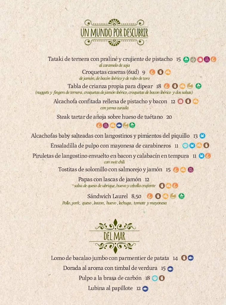 Menu_Abrasador El Laurel_Ubrique_image_1