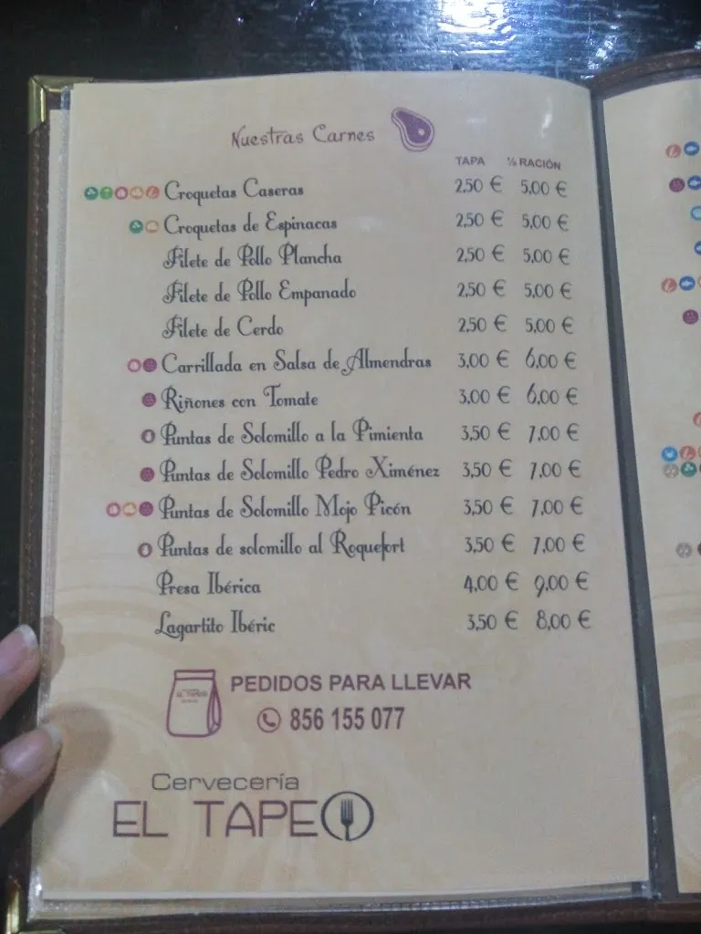 Menu_Bar El Tapeo_Ubrique_image_2