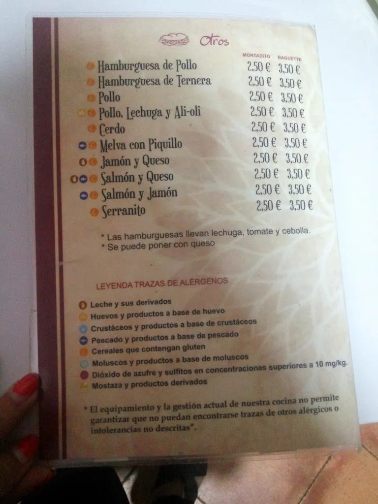 Menu_Bar El Tapeo_Ubrique_image_3