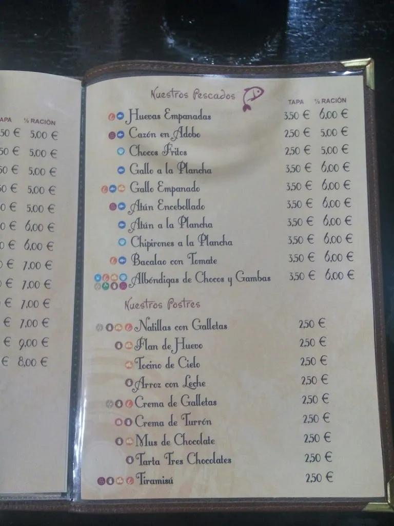 Menu_Bar El Tapeo_Ubrique_image_4