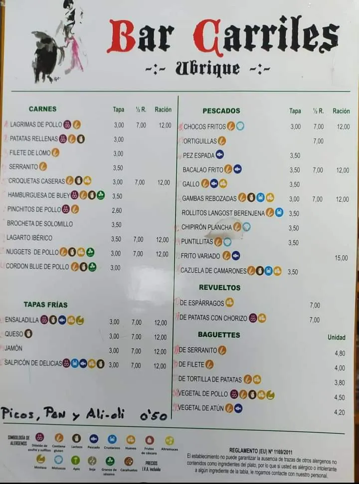 Menu_Bar Carriles_Ubrique_image_2