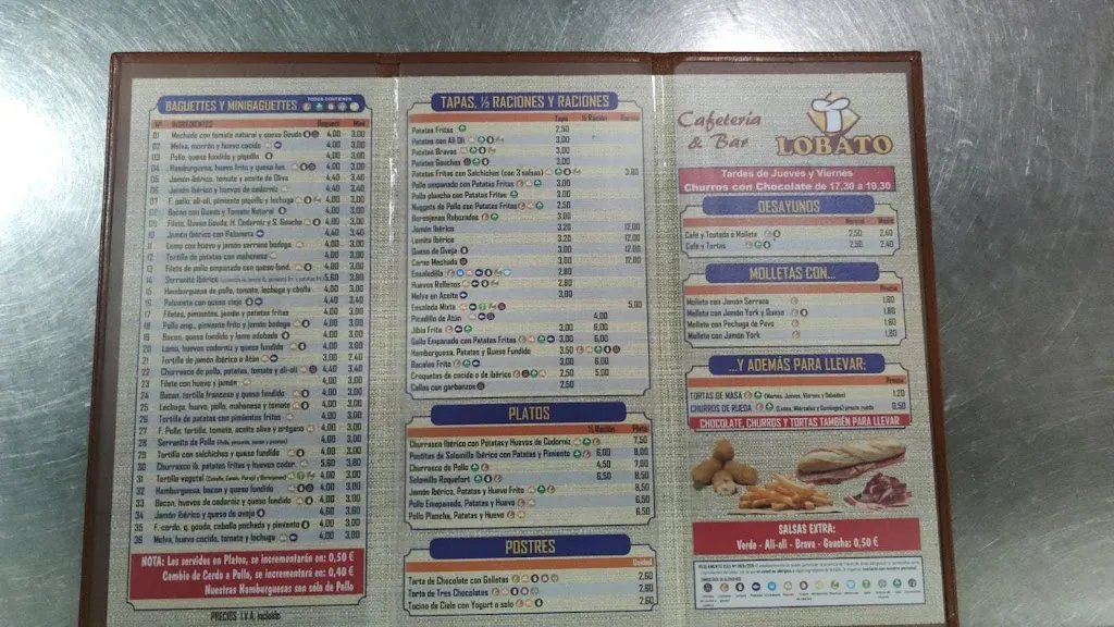 Menu_Bar Lobato_Ubrique_image_1