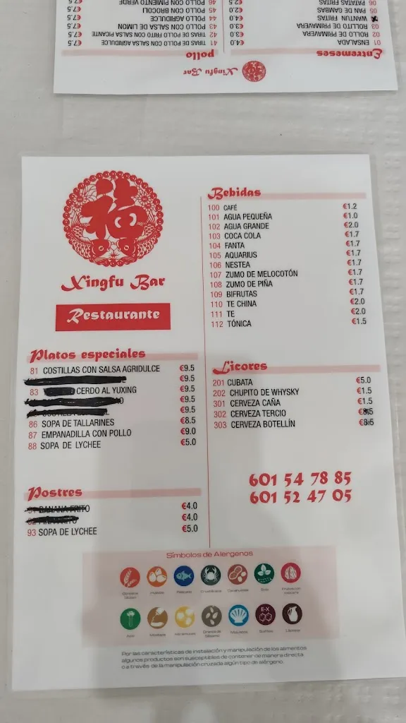 Menu_Xingfu Bar_Ubrique_image_4