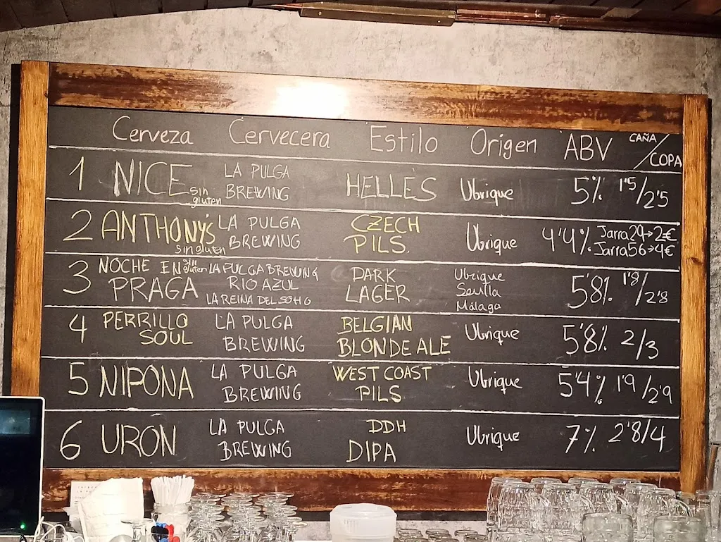 Menu_Taproom La Pulga_Ubrique_image_2