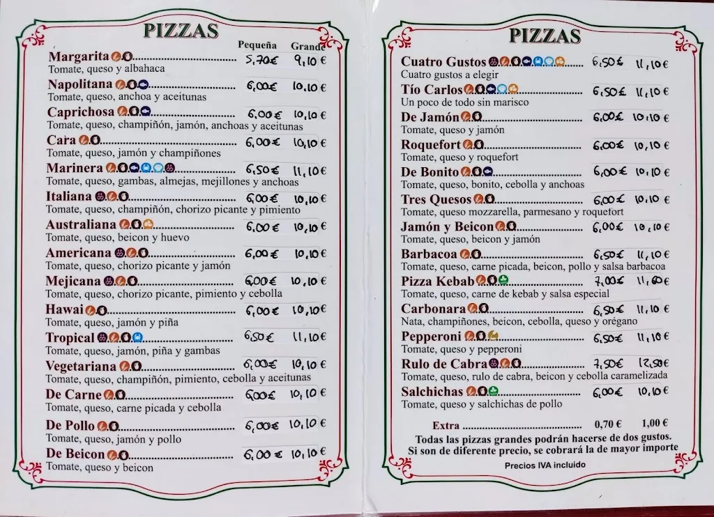 Menu_''Tio Carlos''_Ubrique_image_2