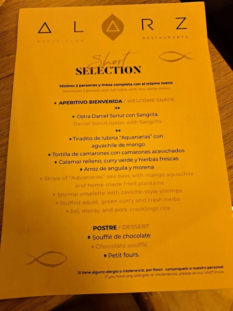Menü_Restaurante ALARZ_Arrecife_Bild_3