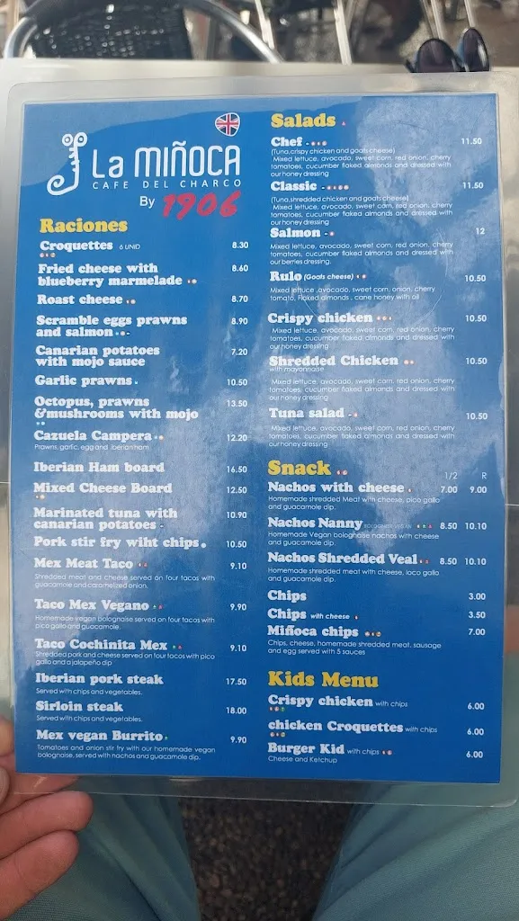 Menu_La Miñoca Cafe del Charco_Arrecife_image_1