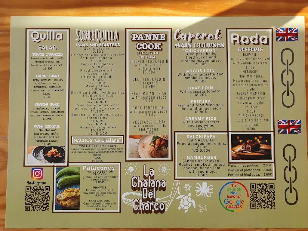 Menu_Restaurante La Chalana Del Charco_Arrecife_image_3