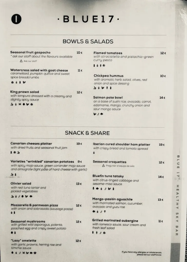 Menu_Blue 17 Roof Top Restaurant & Bar_Arrecife_image_3