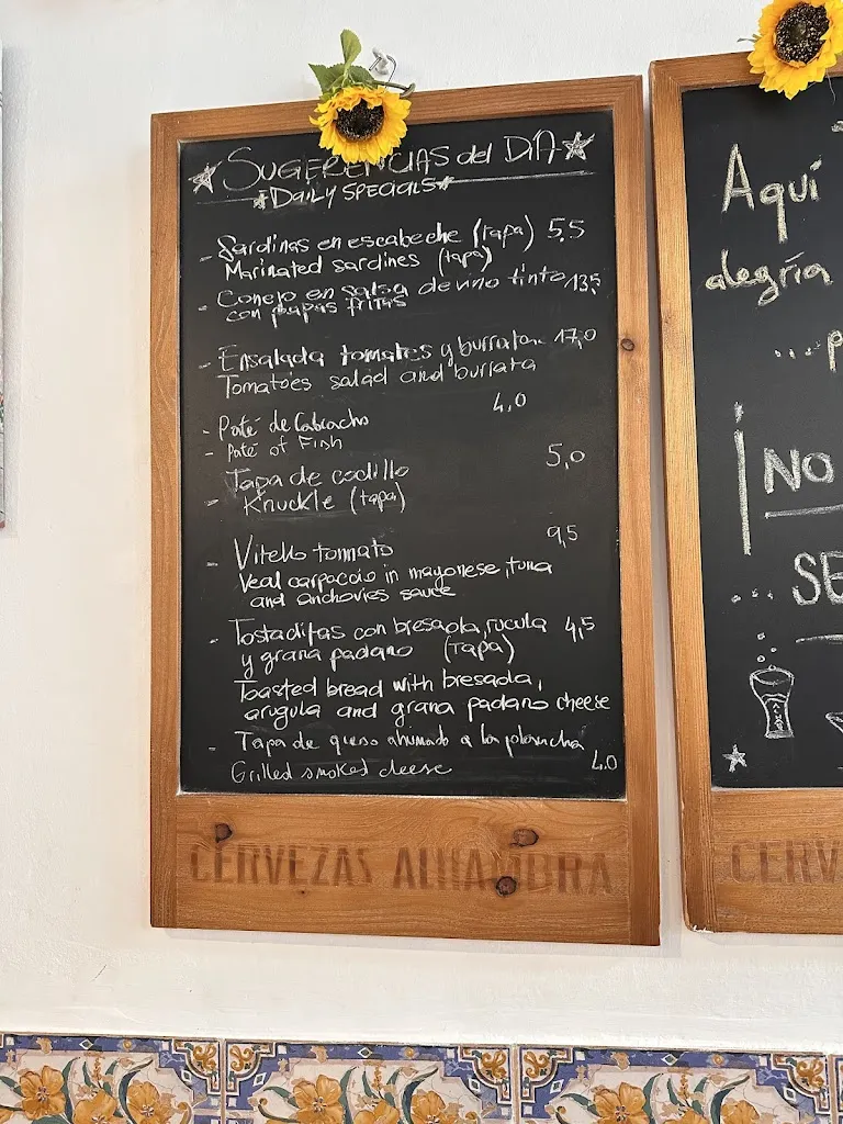 Menu_Bar Andalucia 1960_Arrecife_image_1