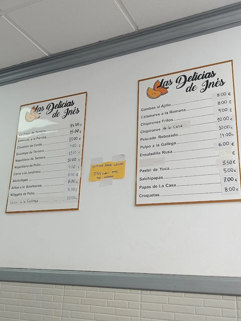 Menu_Restaurante Las Delicias de Ines_Arrecife_image_2