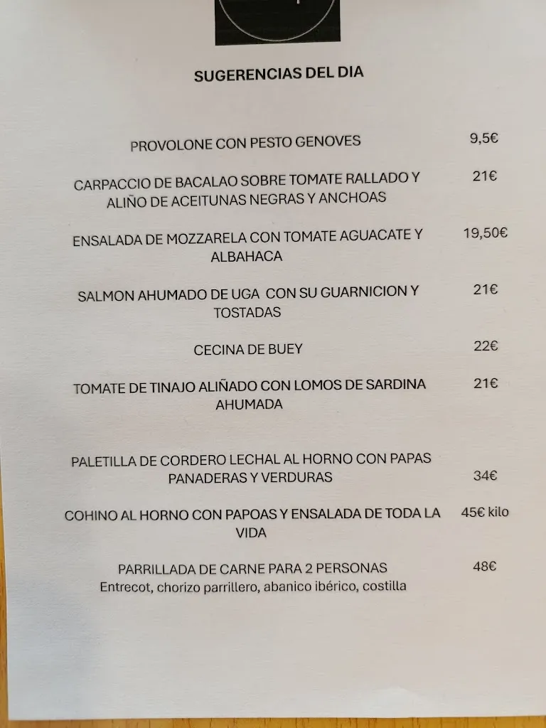 Menu_Restaurante Carbón Carbón_Arrecife_immagine_2
