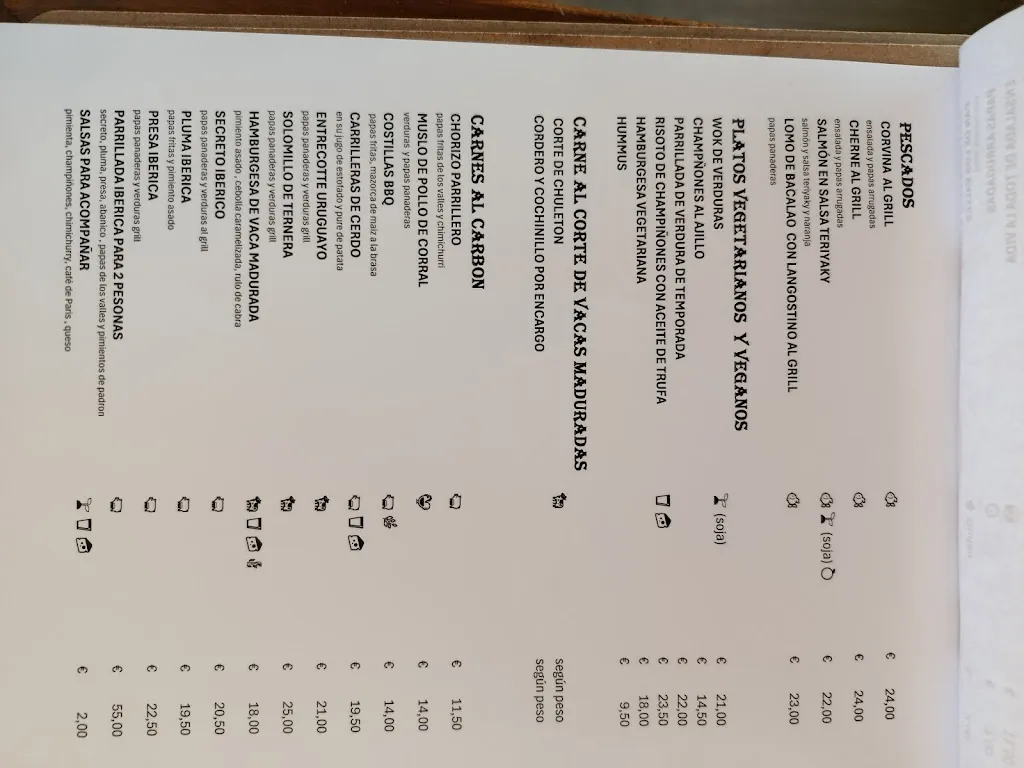 Menu_Restaurante Carbón Carbón_Arrecife_immagine_4