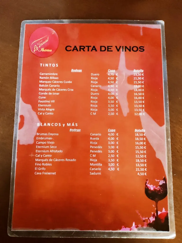 Menu_La Tasca Ibérica_Arrecife_image_2