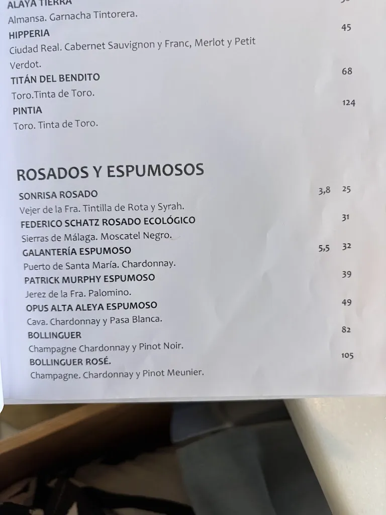 Menu_Restaurante • Elmuro_Vejer de la Frontera_image_2