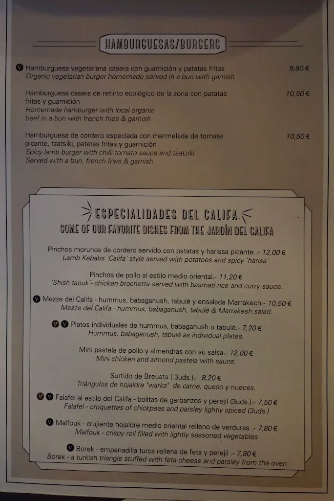 Menu_Califa Tapas_Vejer de la Frontera_image_2