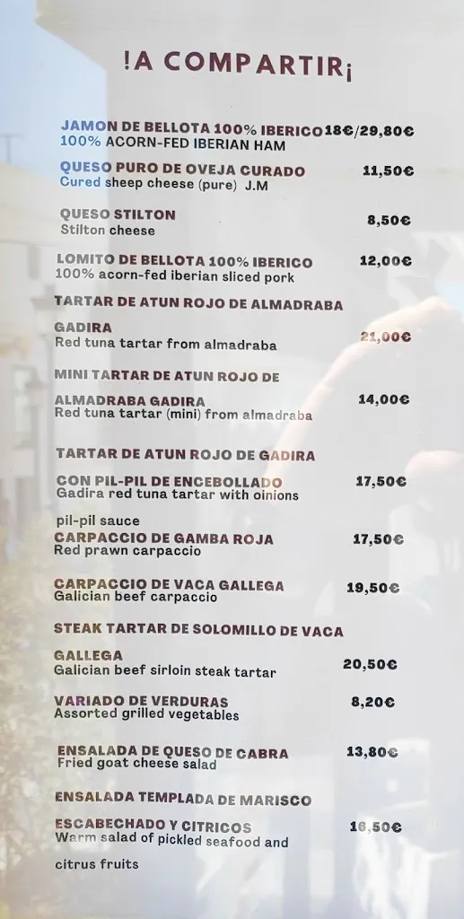 Menu_Bar Restaurante El Punto_Vejer de la Frontera_image_4