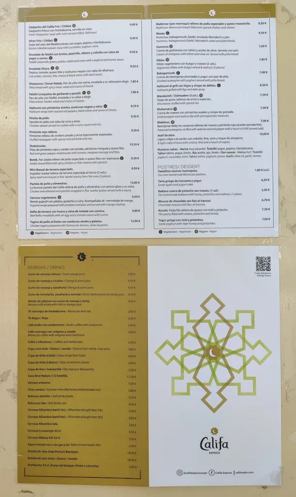 Menu_Califa Express Vejer_Vejer de la Frontera_image_1