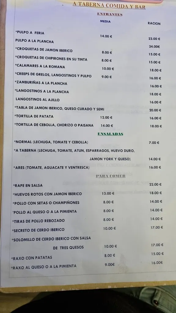 Menu_A TABERNA_Ares_image_1