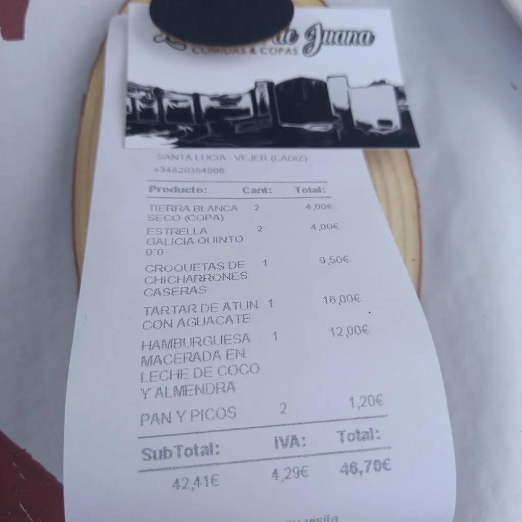 Menu_Restaurante La Terraza de Juana - Casa de Comidas y Copas - Vejer_Vejer de la Frontera_image_4