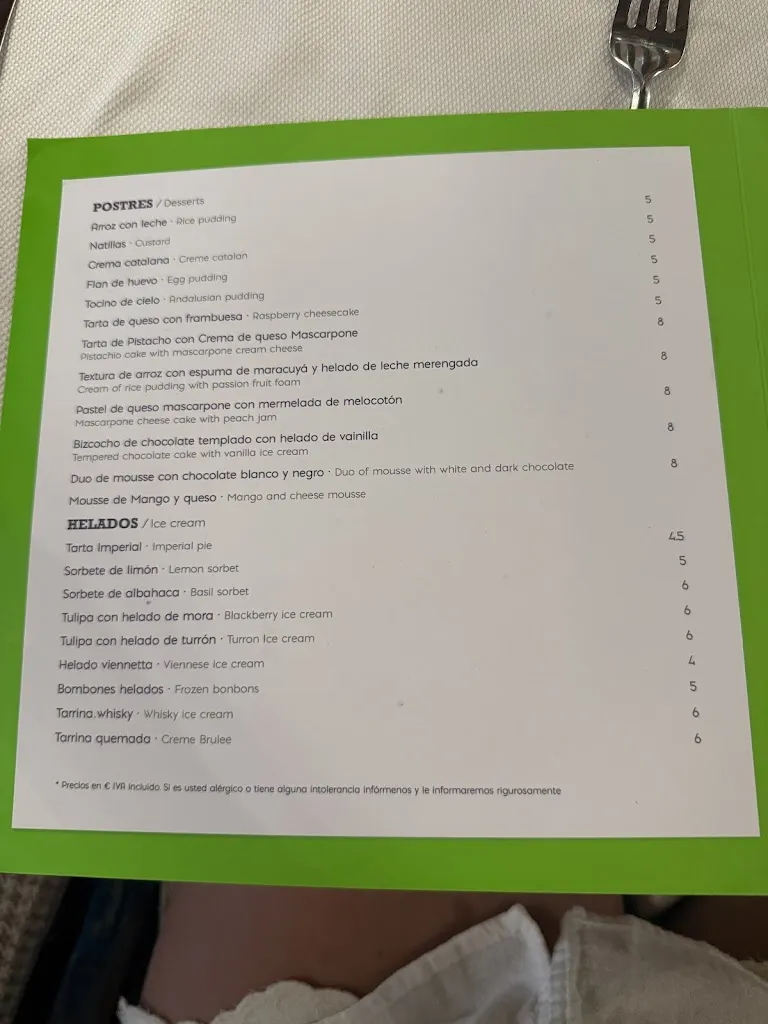 Menu_Venta Pinto_Vejer de la Frontera_image_1