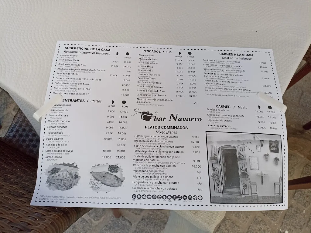 Menu_Bar Navarro_Vejer de la Frontera_image_2