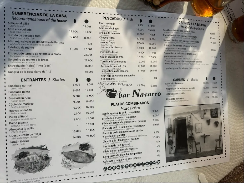 Menu_Bar Navarro_Vejer de la Frontera_image_3