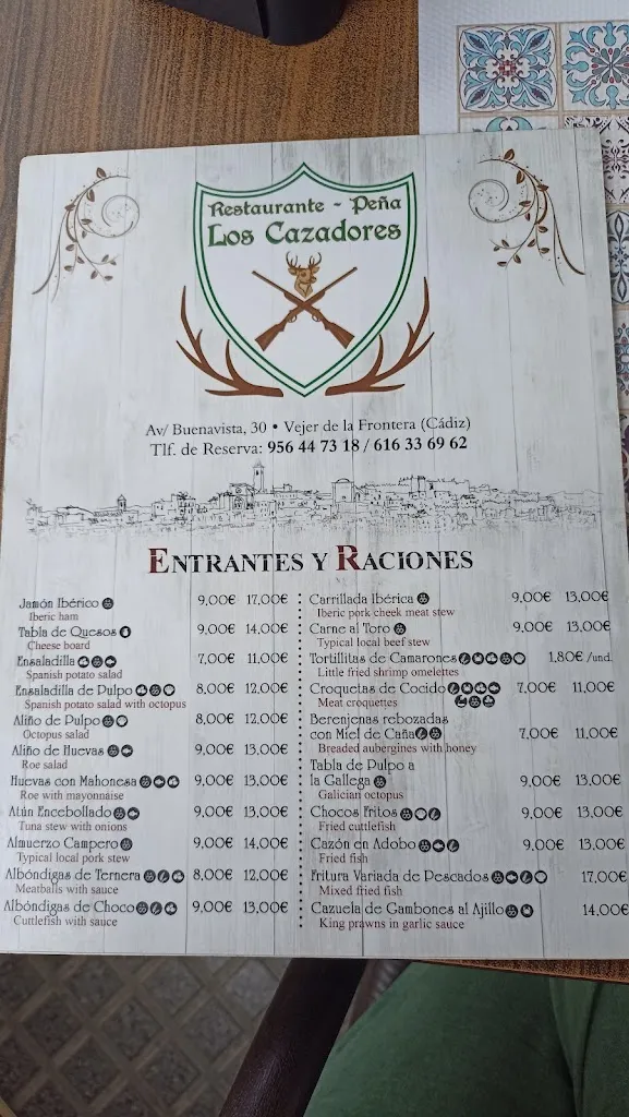 Menu_Restaurante Peña de Cazadores_Vejer de la Frontera_image_4