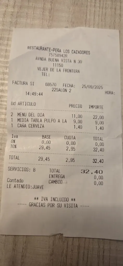 Toni Pasa_Restaurante Peña de Cazadores_Vejer de la Frontera_review