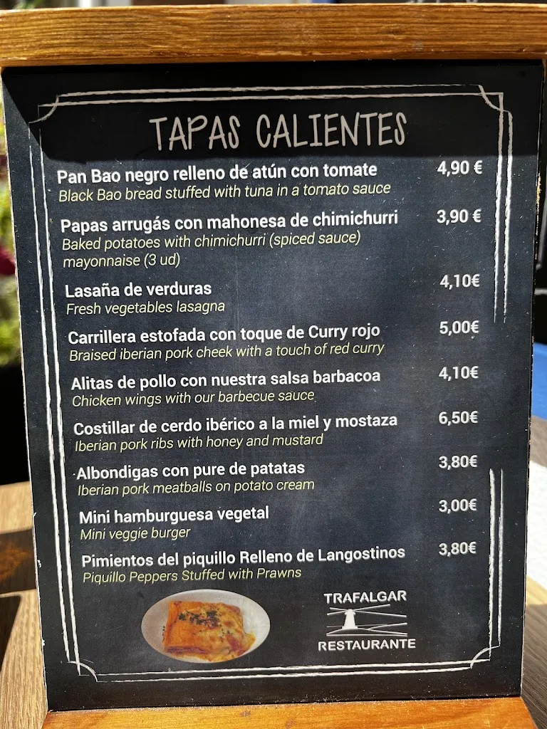 Menü_Restaurante Trafalgar_Vejer de la Frontera_Bild_2