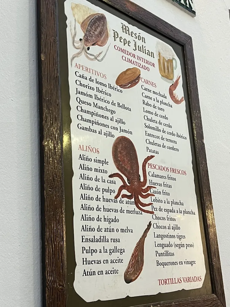 Menu_Tapas de Pepe Julián_Vejer de la Frontera_image_2