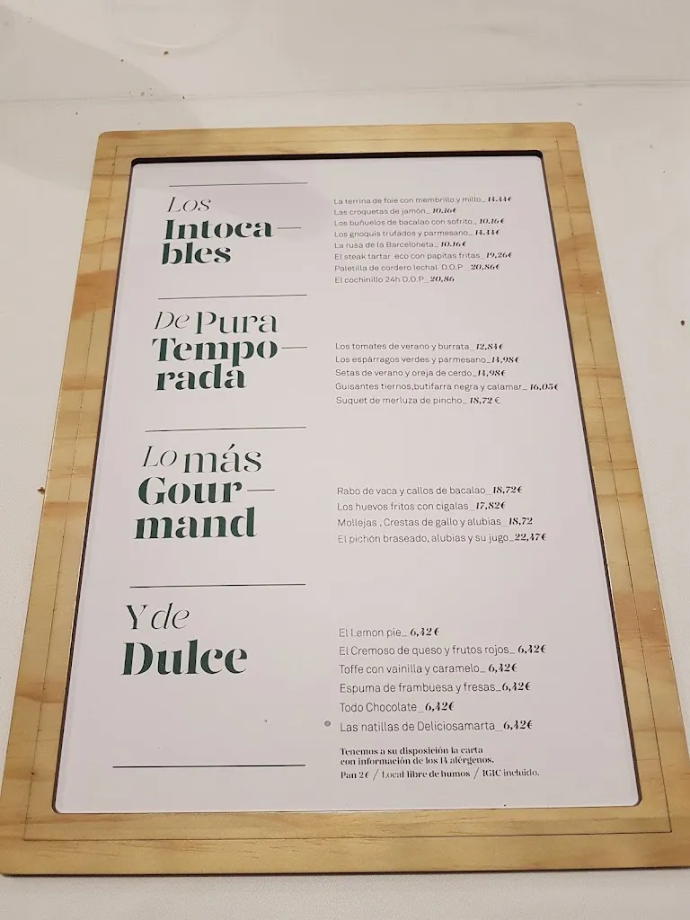 Menu_Restaurante Deliciosa Marta_Las Palmas de Gran Canaria_image_1