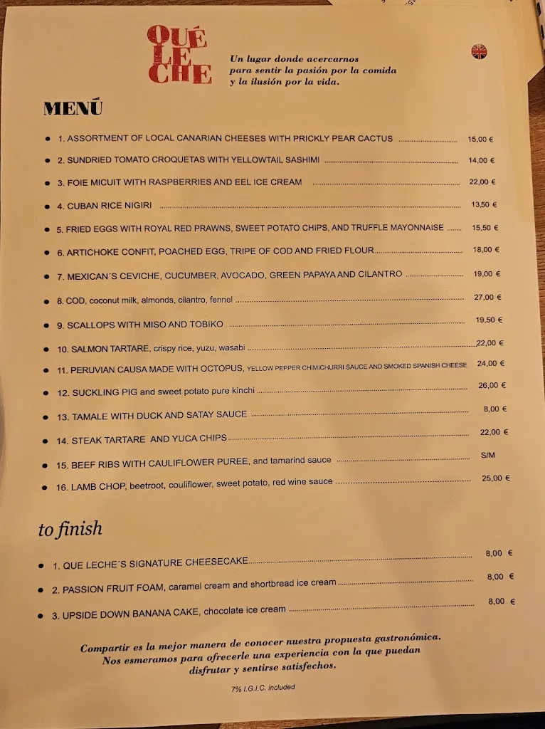 Menu_Restaurante Qué leche!_Las Palmas de Gran Canaria_image_4