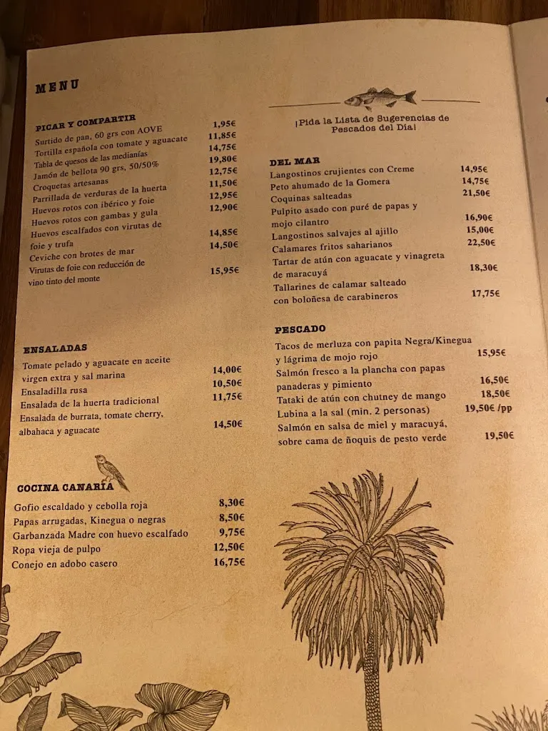 Menu_Madre Del Amor Hermoso_Las Palmas de Gran Canaria_immagine_3