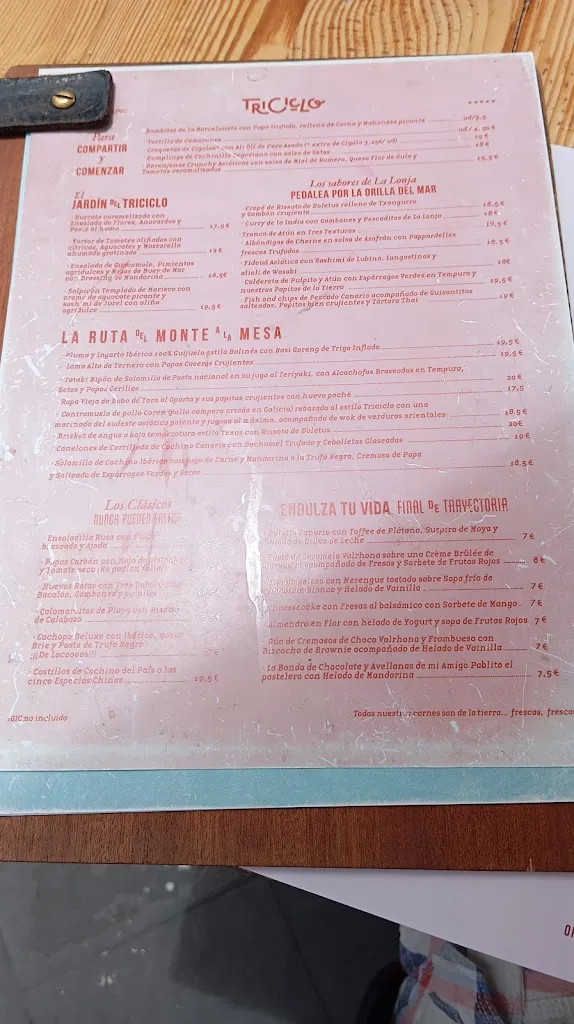 Menu_Triciclo_Las Palmas de Gran Canaria_image_3