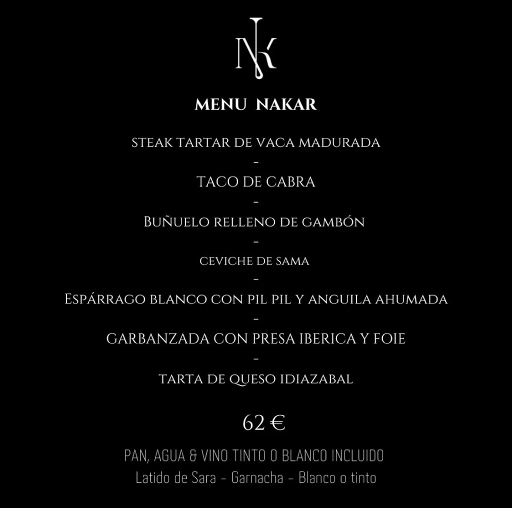 Menu_Nakar Restaurante_Las Palmas de Gran Canaria_image_1