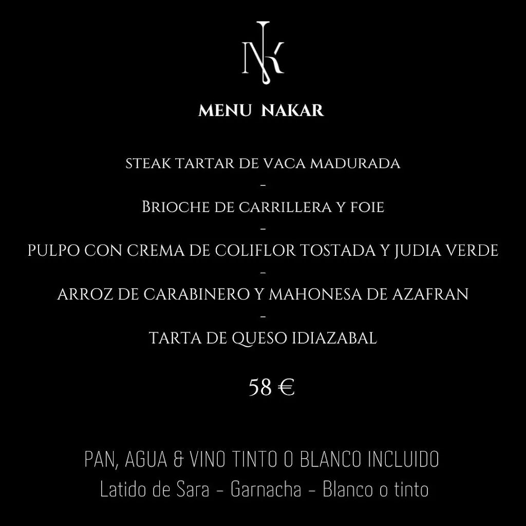 Menu_Nakar Restaurante_Las Palmas de Gran Canaria_image_2