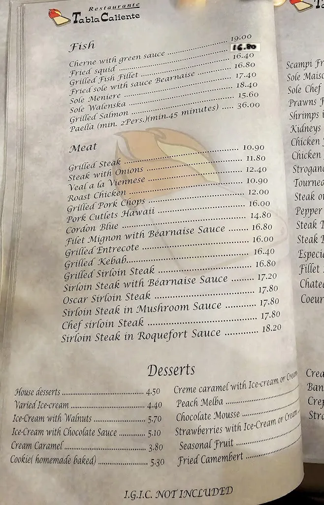 Menu_Restaurante Tabla Caliente_Las Palmas de Gran Canaria_image_1