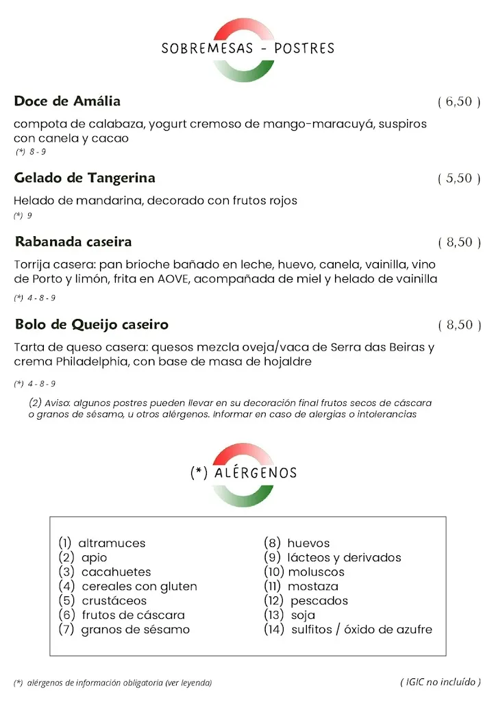 Menu_Bom Gosto Portugal_Las Palmas de Gran Canaria_image_2