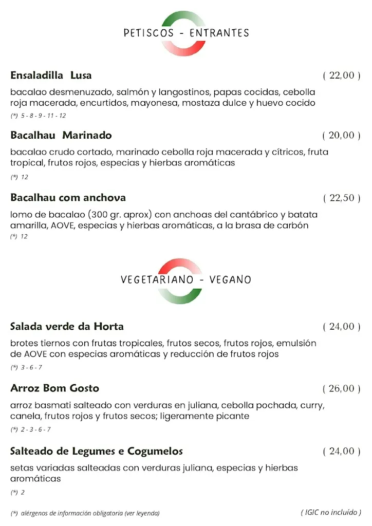 Menu_Bom Gosto Portugal_Las Palmas de Gran Canaria_image_4