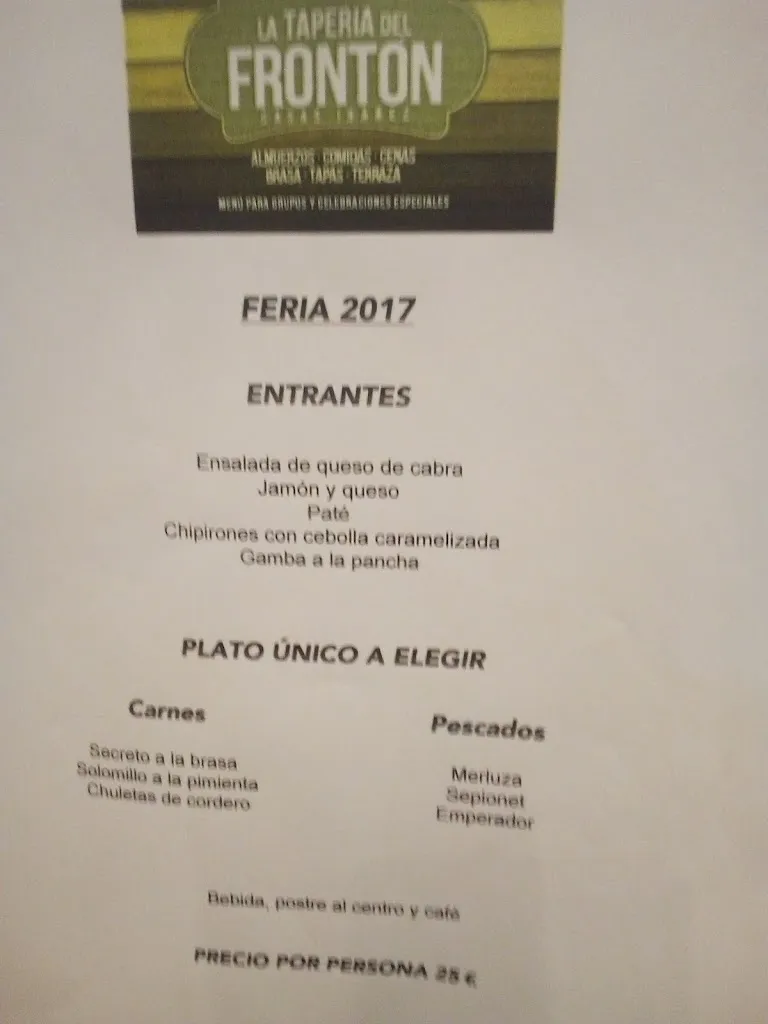 Menu_Restaurante “La Tapería del Frontón”_Casas-Ibáñez_image_2