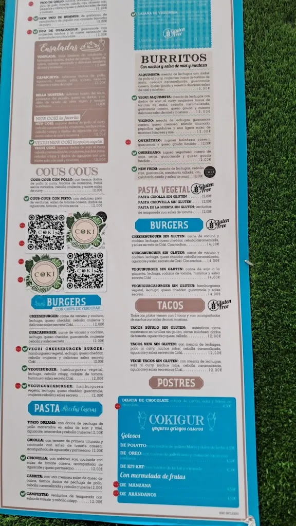 Menu_Cokí Triana_Las Palmas de Gran Canaria_image_1