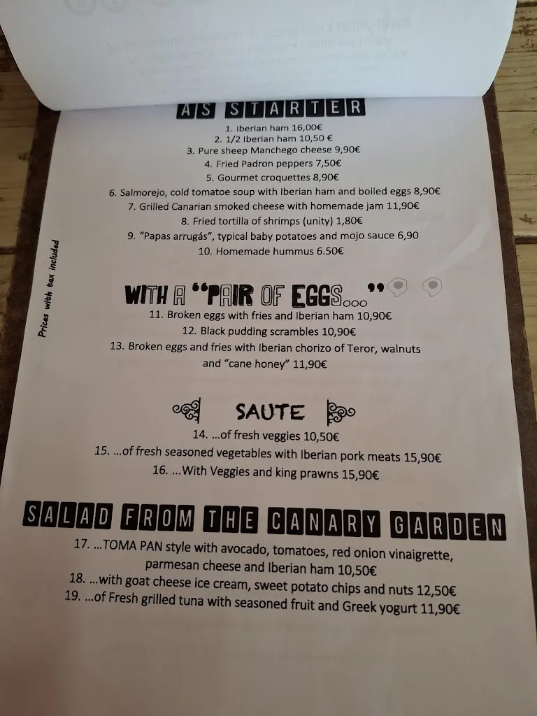 Menu_Toma pan y moja_Las Palmas de Gran Canaria_image_2