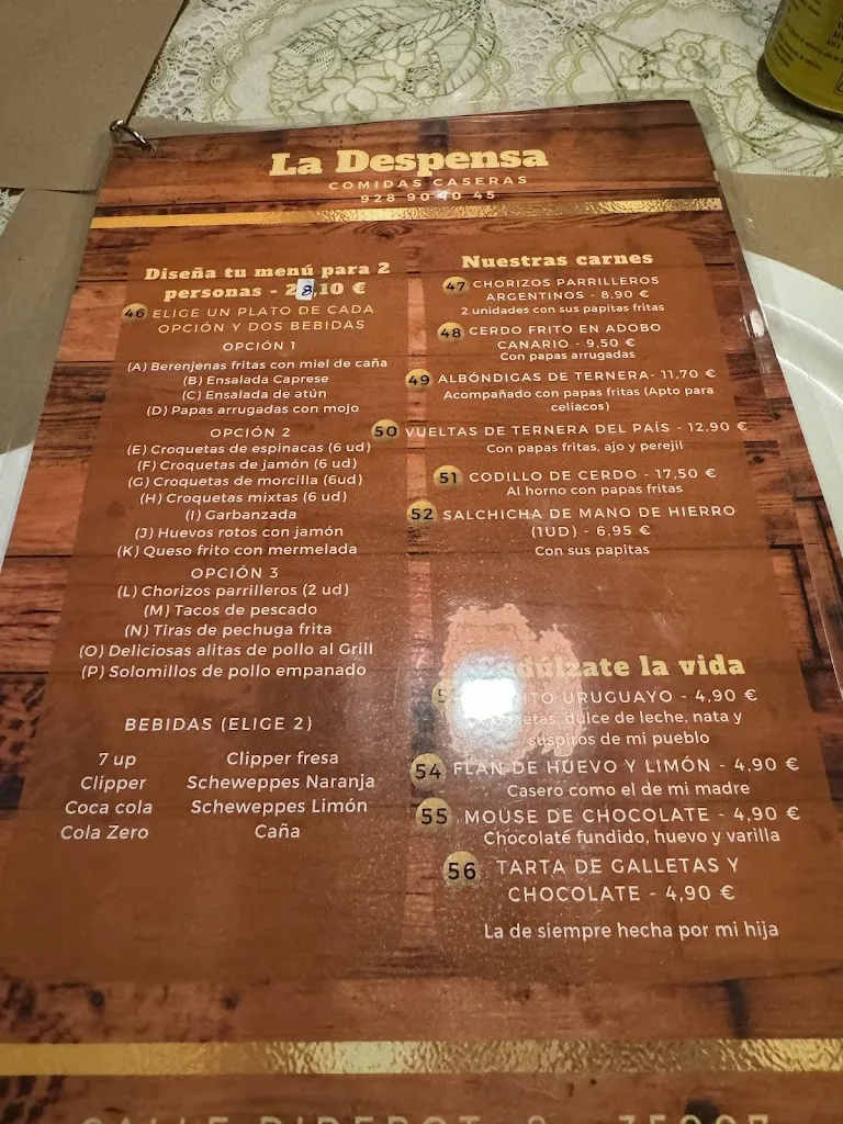 Menu_La Despensa de Diderot_Las Palmas de Gran Canaria_image_2