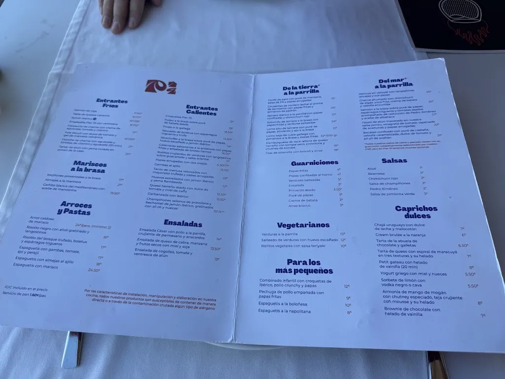 Menu_Pier 19_Las Palmas de Gran Canaria_image_2